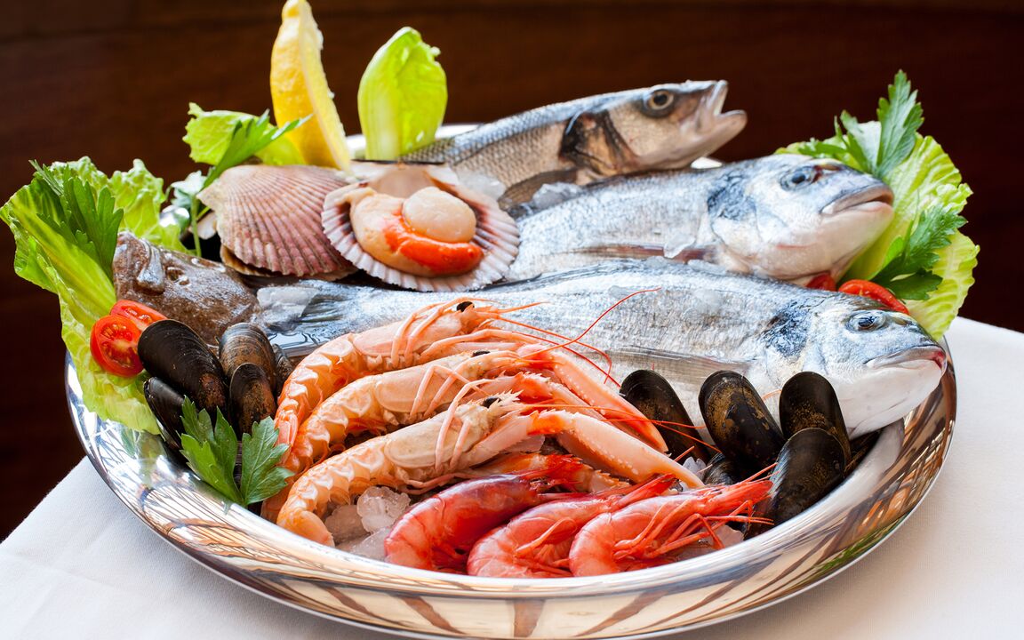 Seafood increases potency